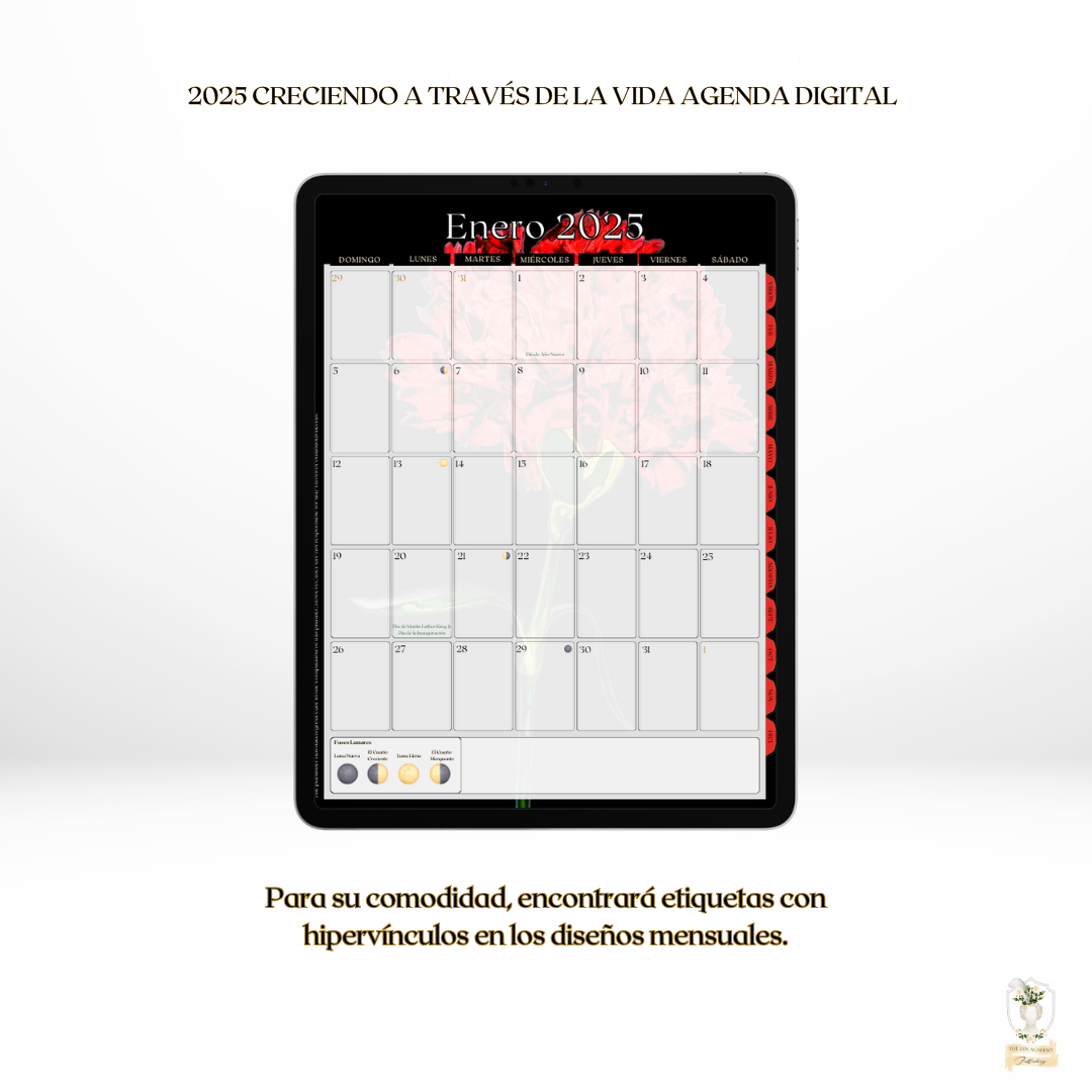 2025 Creciendo a Través de la Vida Agenda Digital