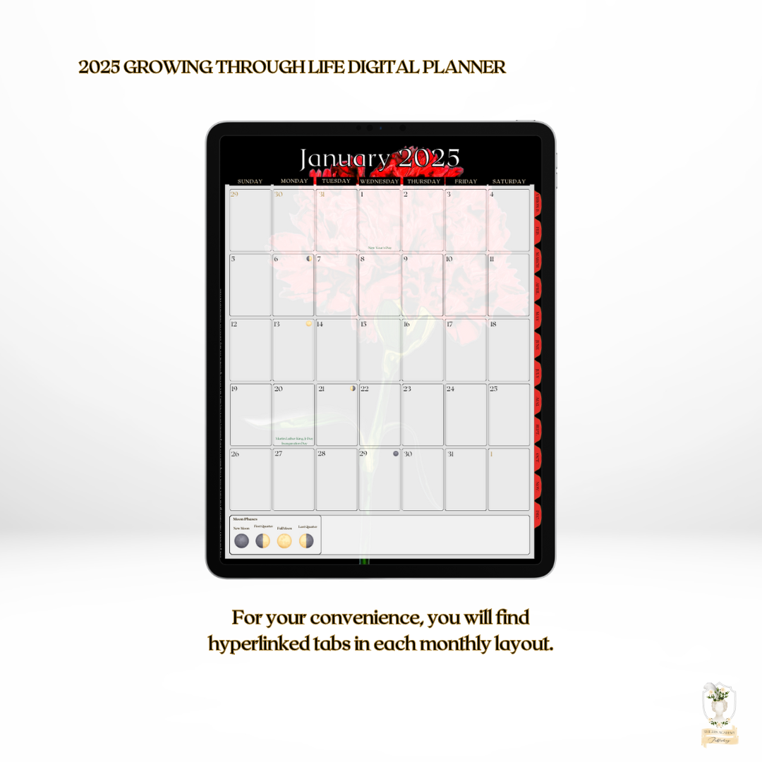 2025 Growing Through Life Digital Planner