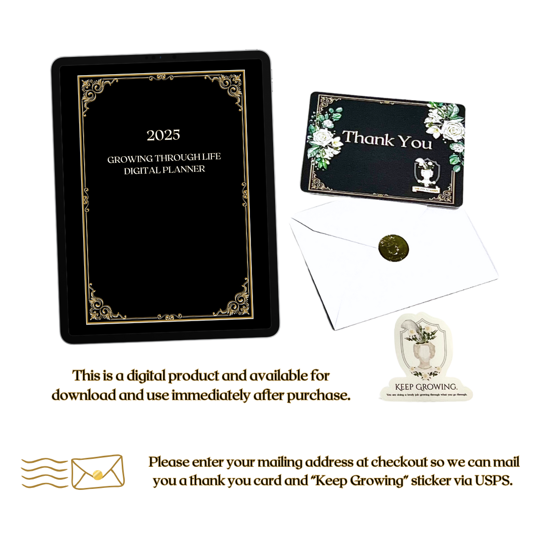 2025 Growing Through Life Digital Planner