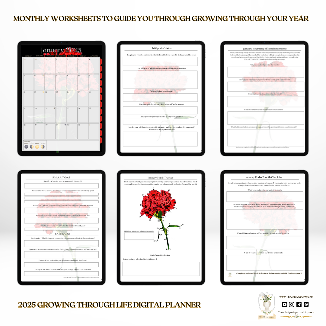 2025 Growing Through Life Digital Planner