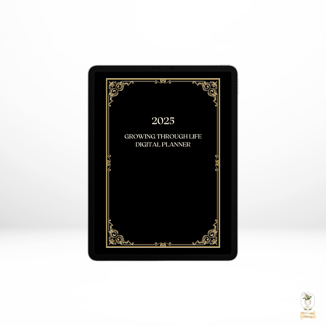 Planificador digital 2025 Creciendo a través de la vida