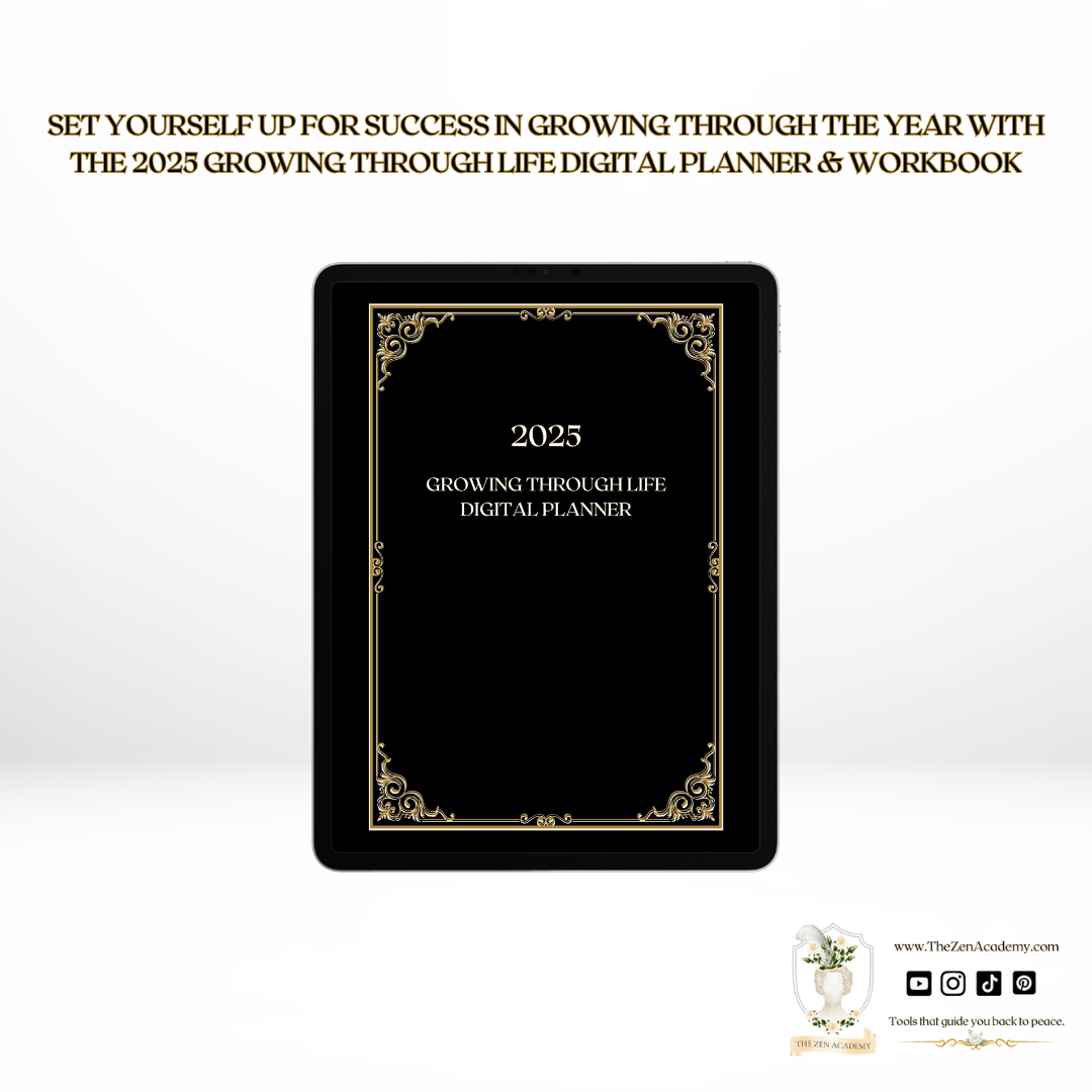 Planificador digital 2025 Creciendo a través de la vida